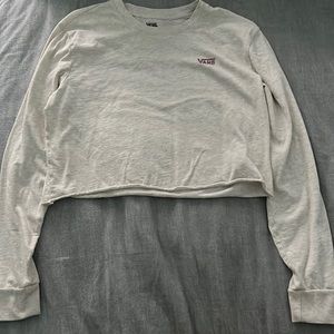 Long Sleeved Vans T-Shirt Cream